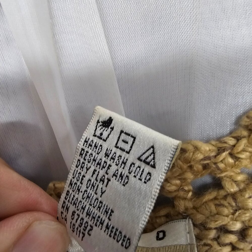 Vintage Sigrid Olsen Vest Knit Beaded Embroidered Boho Cottage Button L - Picture 7 of 8